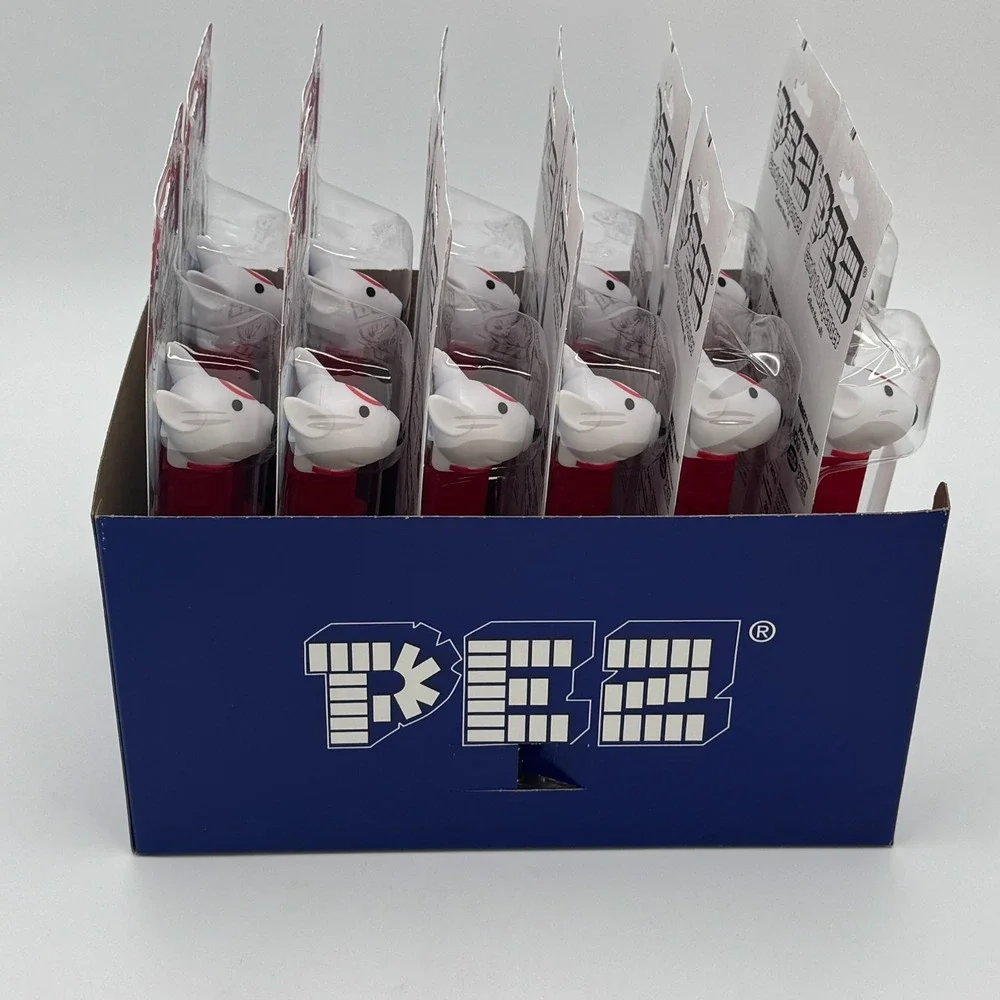 Pez Target Bullseye Dog Candy Dispenser 12 Count Display Case NEW